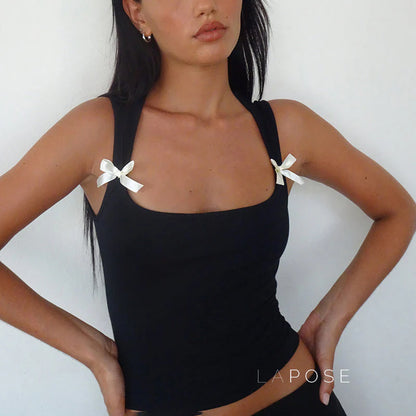 Ambria Square Neck Crop Top