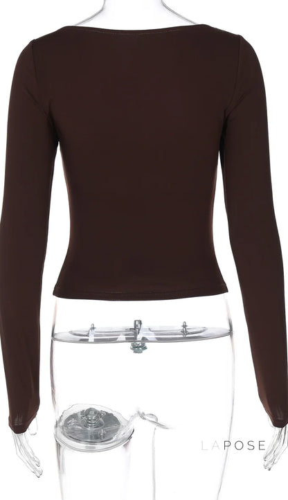 Anaiya Asymmetric Long Sleeve Top
