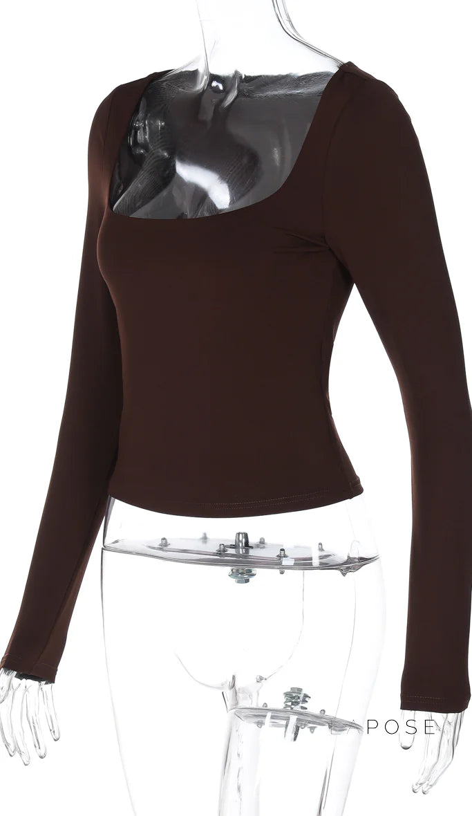 Anaiya Asymmetric Long Sleeve Top