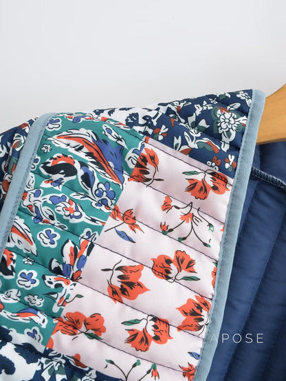 Analiese Printed V-Neck Jacket