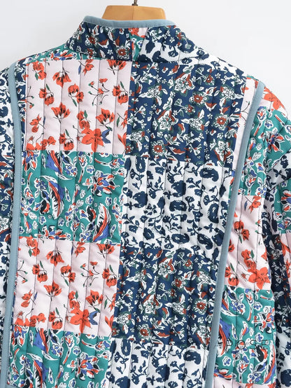 Analiese Printed V-Neck Jacket