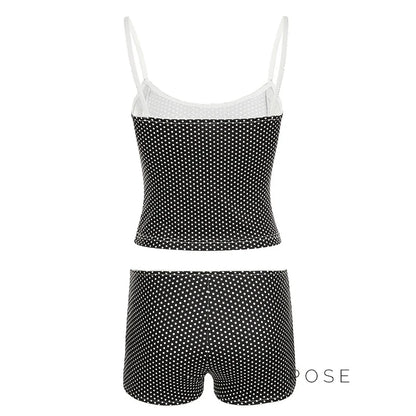 Annalie Polka Dot Short Set