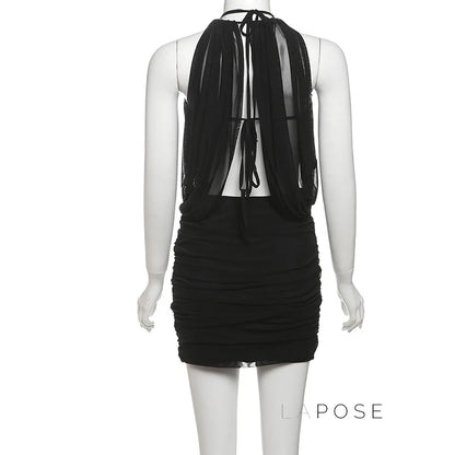 Annamae Halter Mini Dress