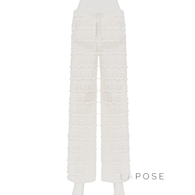 Annmarie Lace Straight Pants