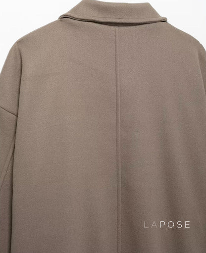 Arina Lapel Button-Up Jacket