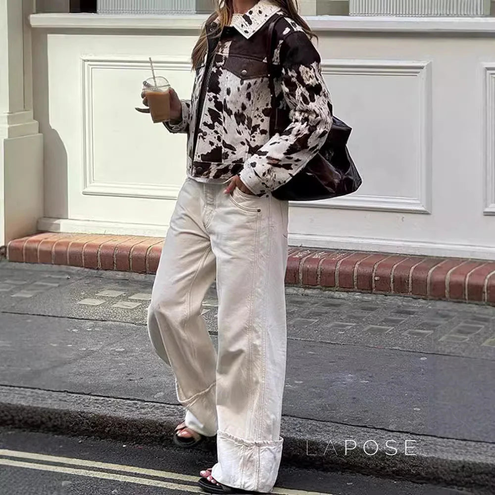 Aryn Abstract Pattern Jacket