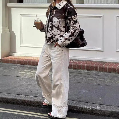 Aryn Abstract Pattern Jacket