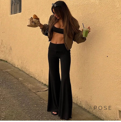 Asher High-Rise Flared Pants