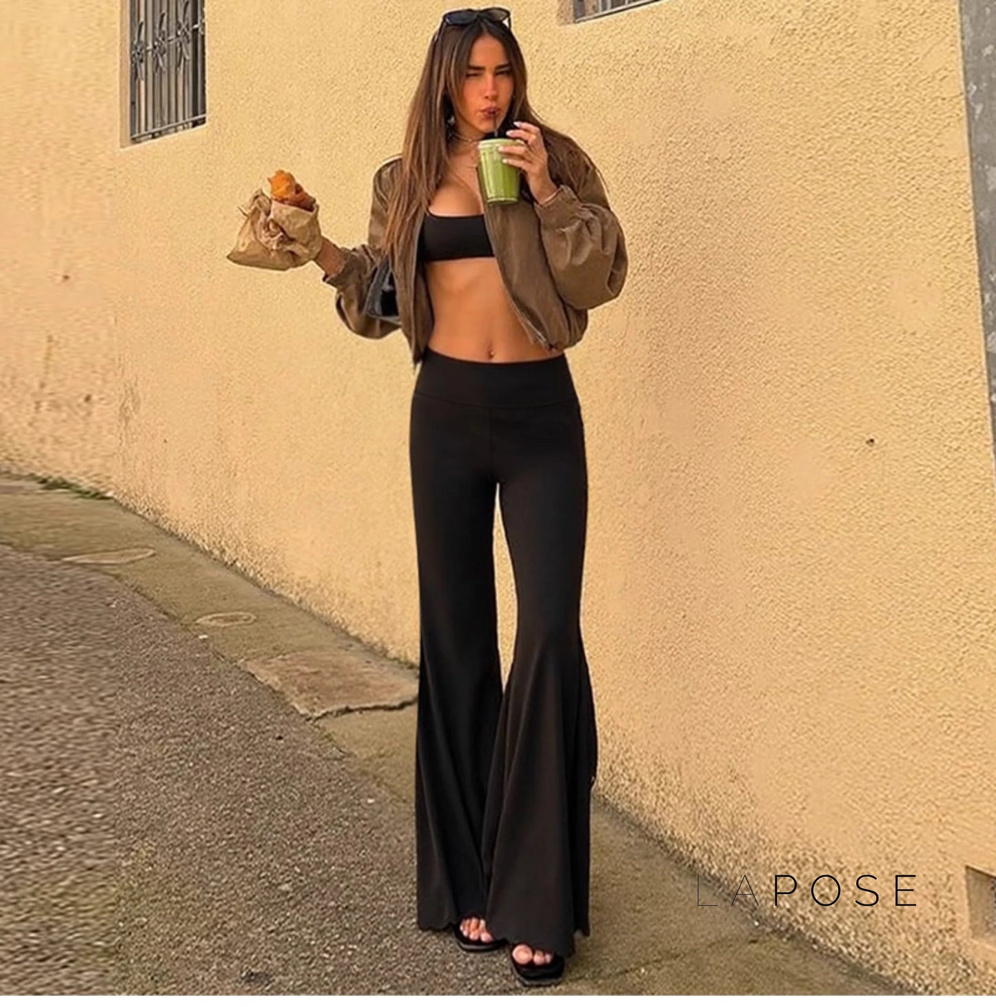 Asher High-Rise Flared Pants