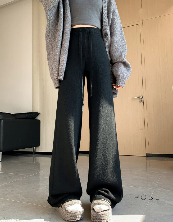 Avarie Cozy Wide-Leg Pants