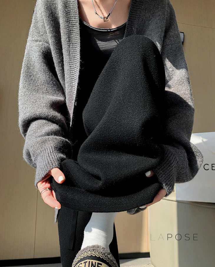 Avarie Cozy Wide-Leg Pants