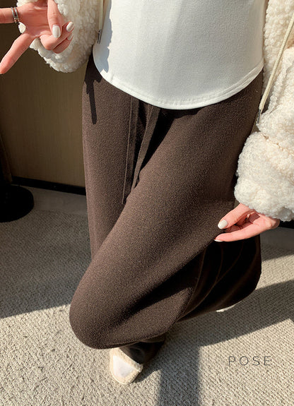 Avarie Cozy Wide-Leg Pants