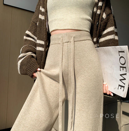 Avarie Cozy Wide-Leg Pants
