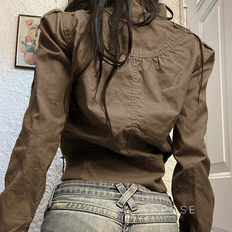 Ayleen Cropped Utility Jacket
