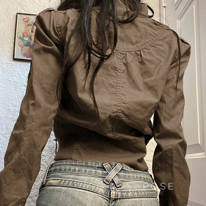 Ayleen Cropped Utility Jacket