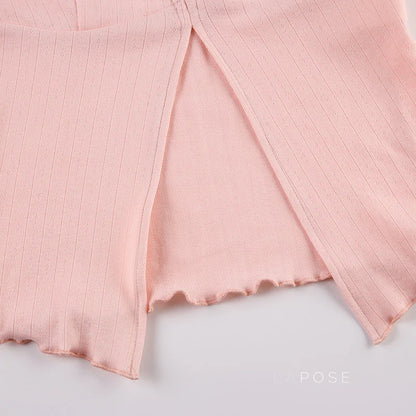 Ayleen Jacquard Bustier Knit Top