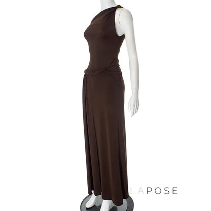 Azalia Twisted Draped Dress