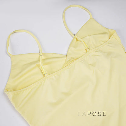 Blakelee Pleated Strappy Mini Dress