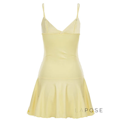 Blakelee Pleated Strappy Mini Dress
