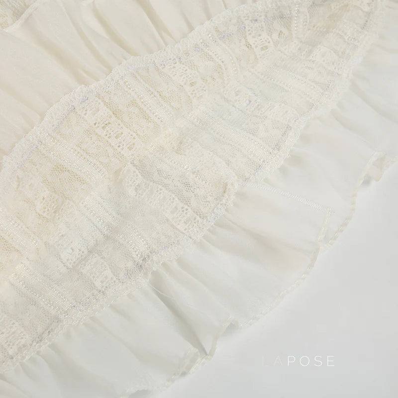 Braya Lace Puff Sleeve Top
