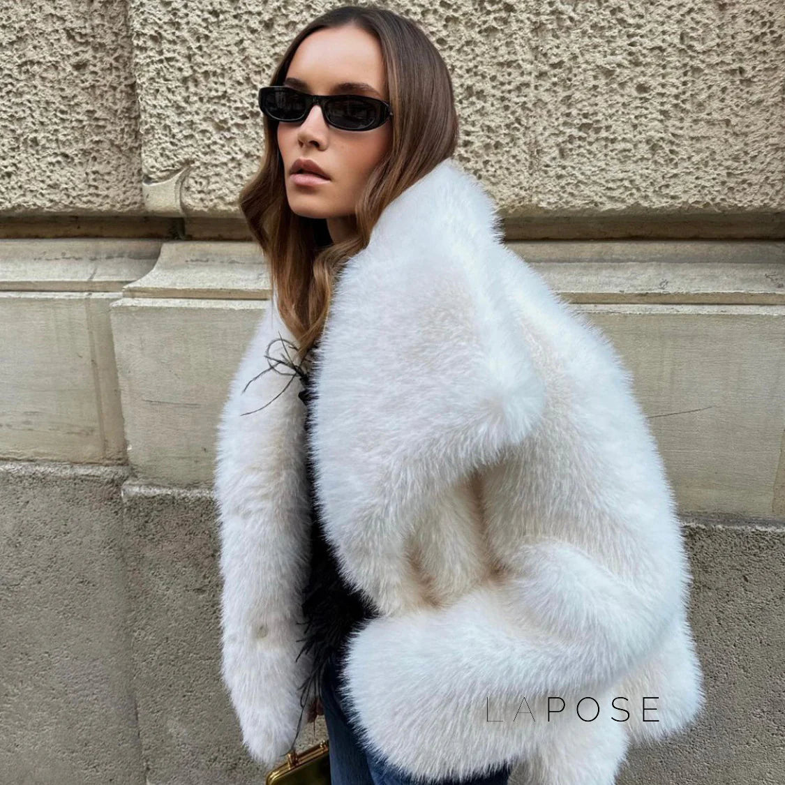 Brisa Plush Faux Fur Coat