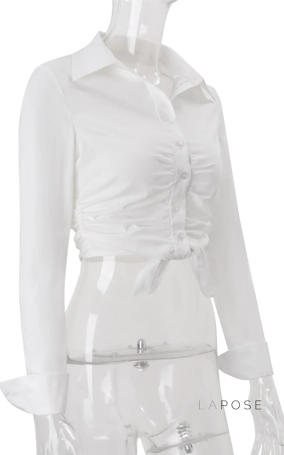 Clarke Tie-Front Crop Top