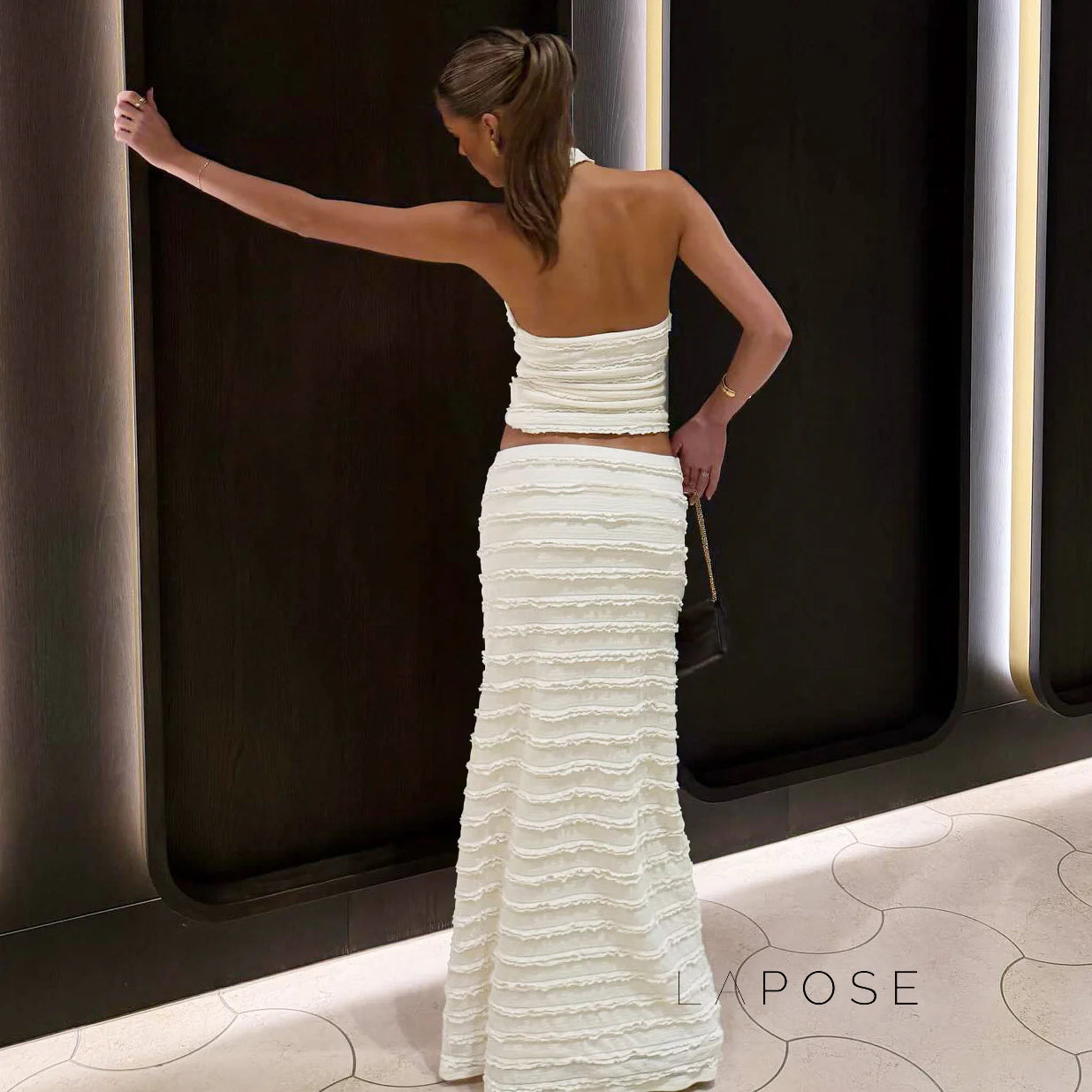 Connor Halter Midi Skirt Set