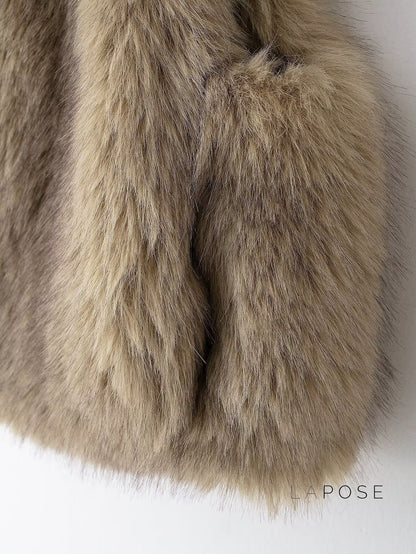 Corbin Faux Fur Lapel Vest