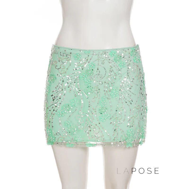 Dakoda Star Sequin Mini Skirt