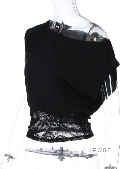 Elize Lace Off Shoulder Top