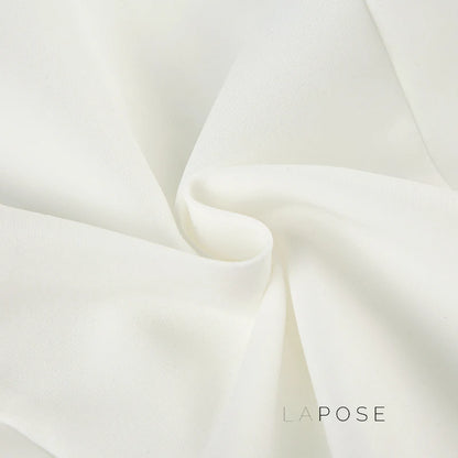Esmee Pleated Button-Up Blouse