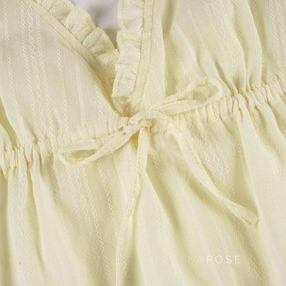 Evelia Bow Ruffle Cami Top