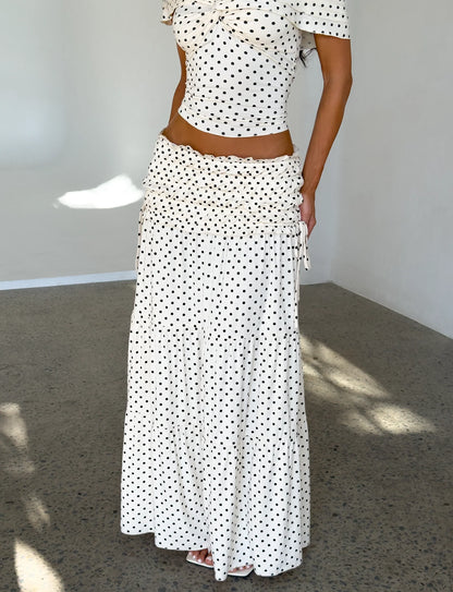Soleil Polka Dot Ruffle Set
