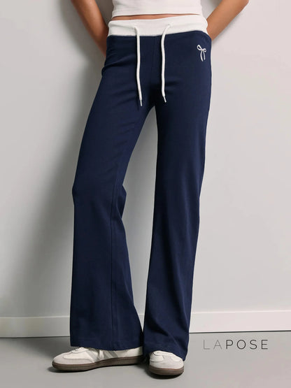 Graylynn Bow Print Pants
