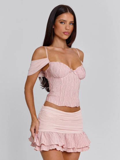 Gwyneth Off-Shoulder Corset Top