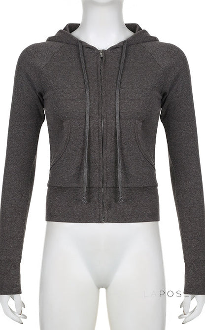Isabel Knitted Zip Hoodie