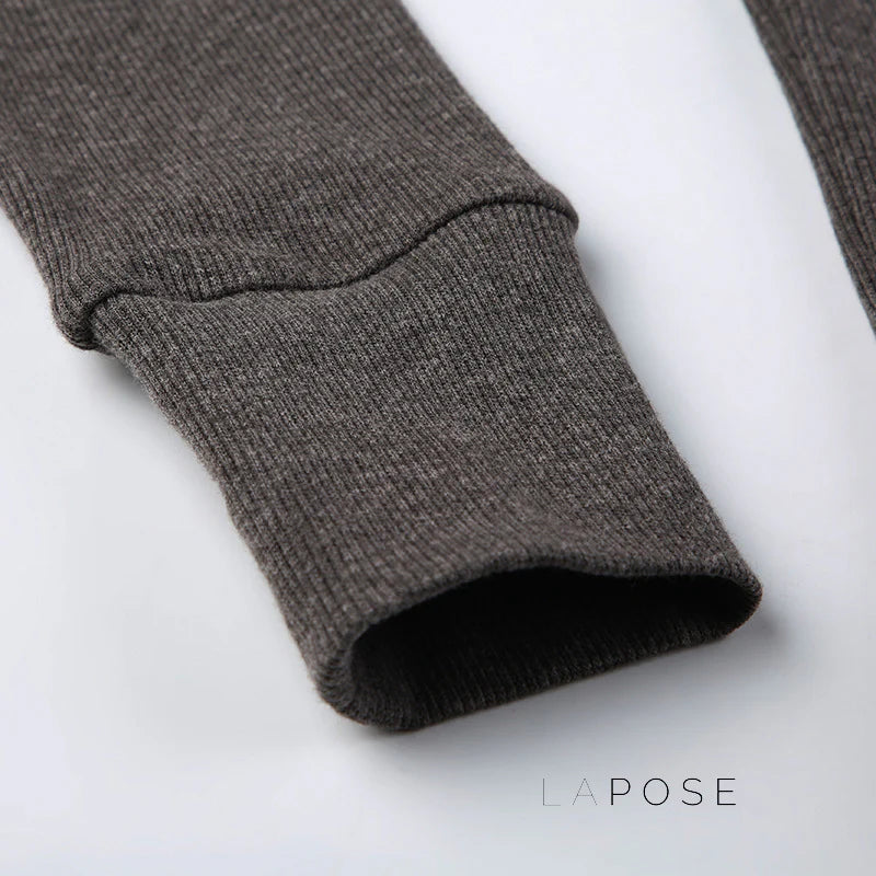 Isabel Knitted Zip Hoodie