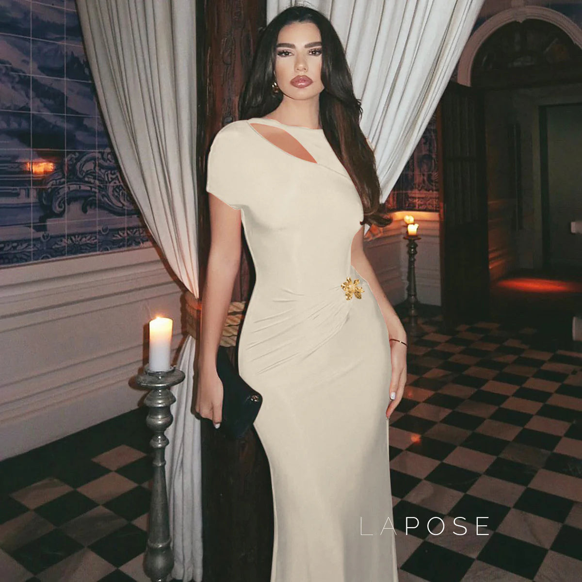 Jaleyah Backless Maxi Dress