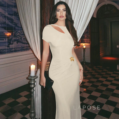Jaleyah Backless Maxi Dress