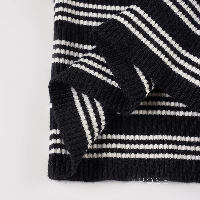 Jamari Striped Cardigan Short Set