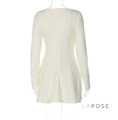 Jamyah Pleated Mini Dress