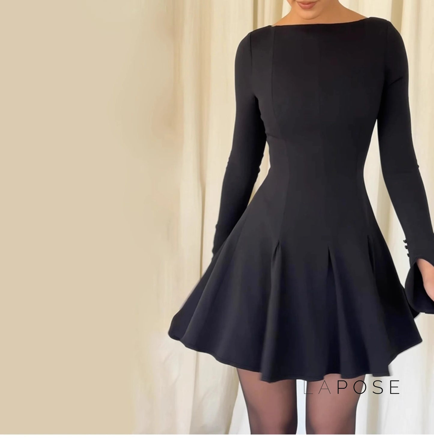 Jamyah Pleated Mini Dress