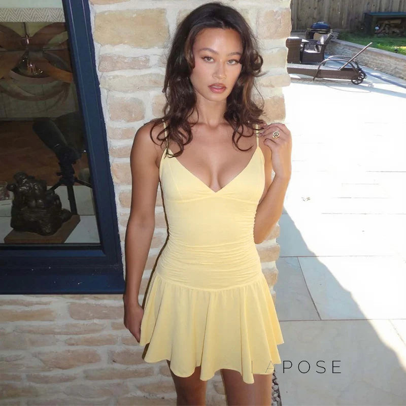 Javeah Ruched Bodycon Mini Dress