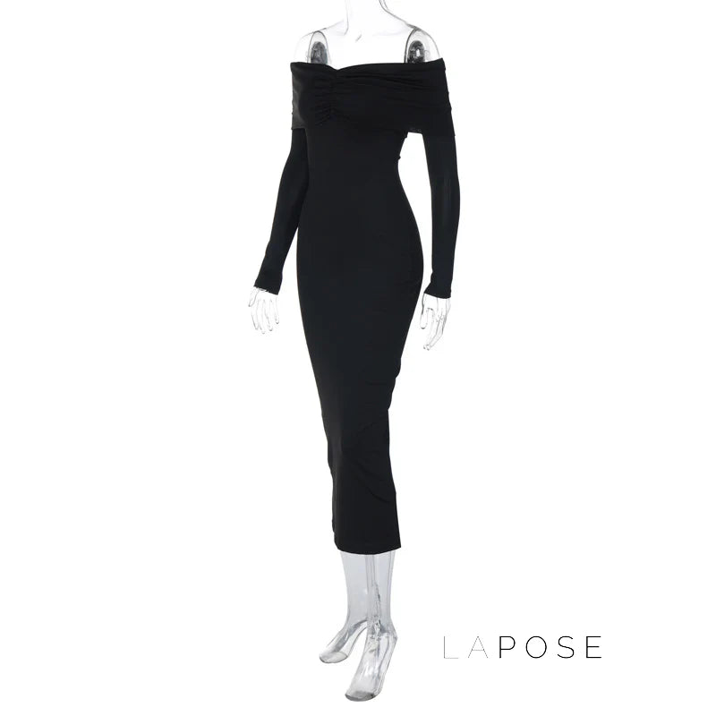 Jaxyn Off Shoulder Bodycon Dress