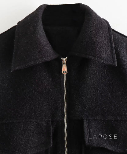 Jesse Wool Zip Jacket