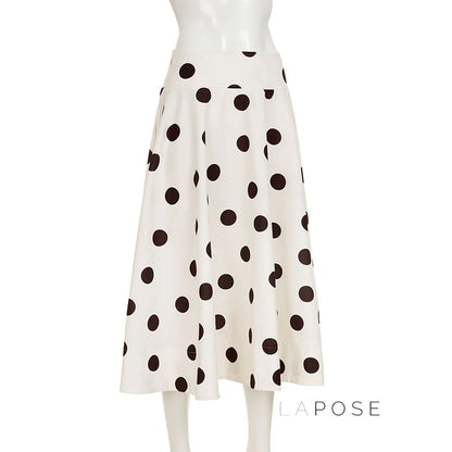 Jett Polka Dot Midi Skirt