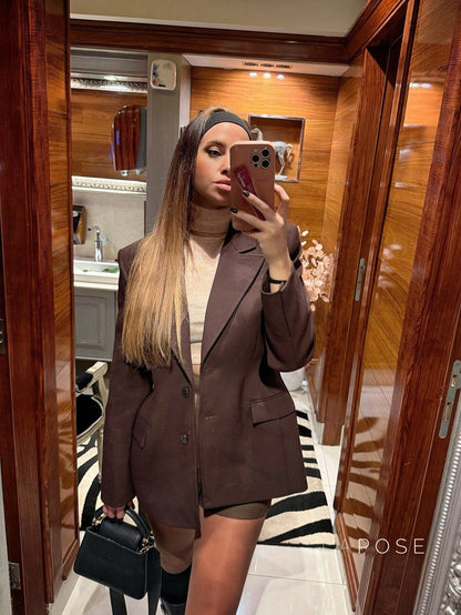 Jhene Waist-Cinching Blazer