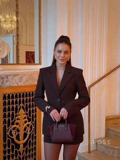 Jhene Waist-Cinching Blazer