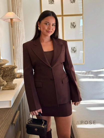 Jhene Waist-Cinching Blazer