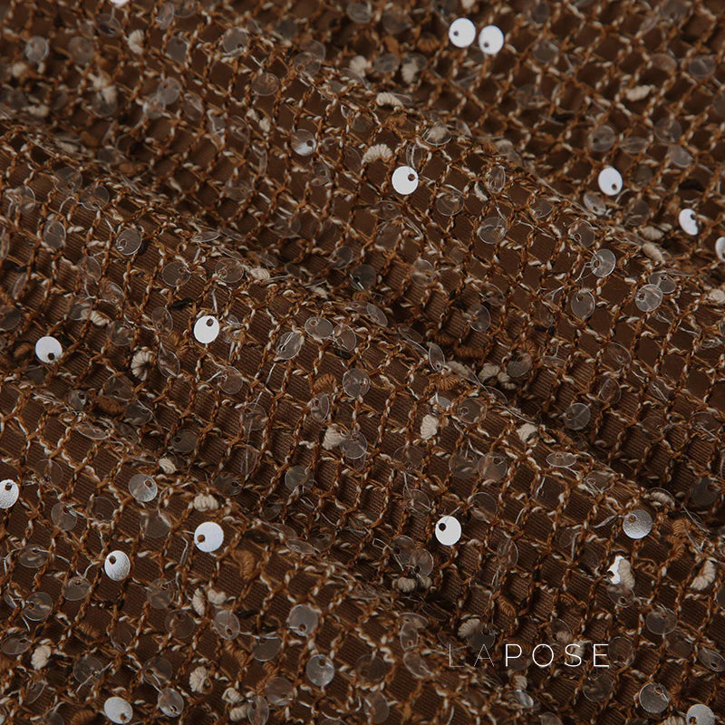 Kaidyn Sequin Crop Tube Top